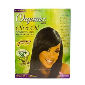 Africa's Best Originals Olive Relaxer Kit Regular Double Application