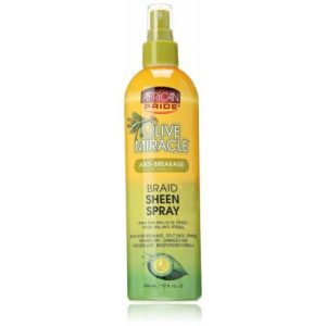 African Pride Olive Miracle Braid Sheen Spray