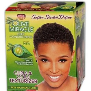 African Pride Olive Miracle Texturizer Kit