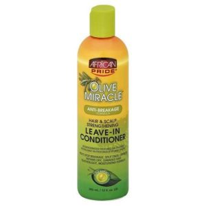 African Pride Olive Miracle Hair And Scalp Strengthening Leave-In Conditioner