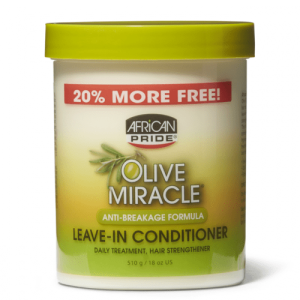 African Pride Olive Miracle leave in Conditioner 18oz