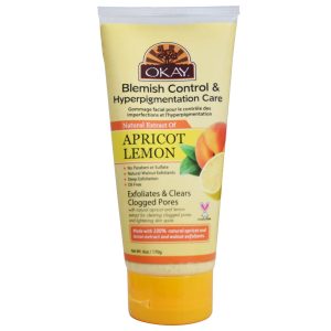 OKAY DEEP CLEANSING FACIAL SCRUB APRICOT LEMON 170 gm