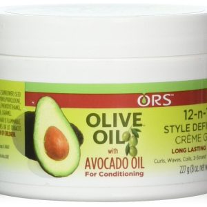 ORS Olive Oil With Avocado 12 N 1 Styling Defining Cream Gel 8oz