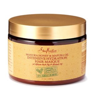 Shea Moisture Manuka Honey & Mafura Oil intensive hydration Hair Masque 12oz
